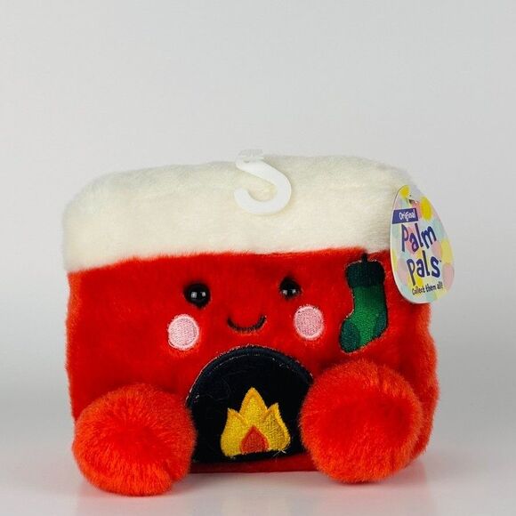 Aurora World Plush - Palm Pals - Cozy Fireplace Holiday (5 inch) - Stuffed Plush - Picture 1 of 6